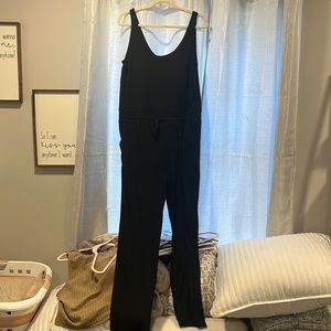 Kittenish Flaired Jumpsuit with Pockets